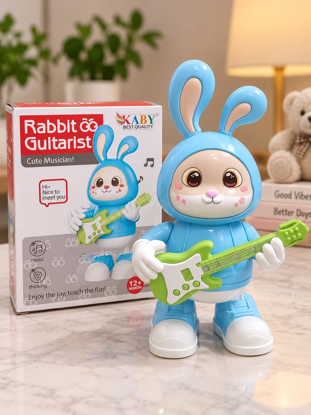 Dancing Rabbit Guitarist Musical Toy