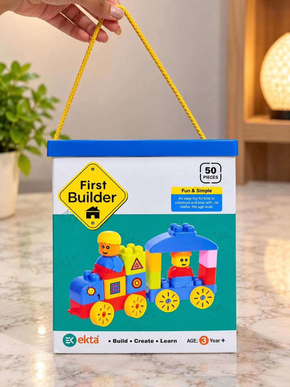 First Builder 50 Pieces Building Blocks Toy